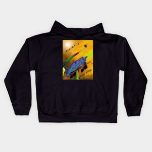 Air Raid the ride poster art Kids Hoodie